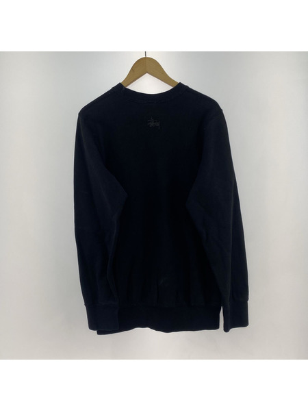 STUSSY×Patta/長袖スウェット/S/BLK[値下]