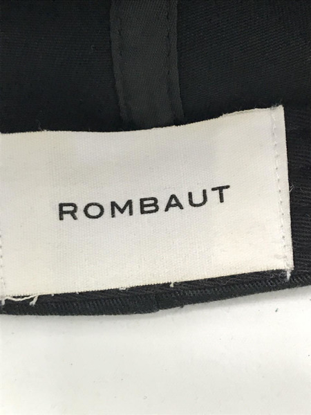 ROMBAUT ロンバート Logo Baseball Cap ロゴキャップ 黒[値下]