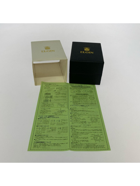 メンズ時計 ELGIN クォーツ腕時計  FK-1411-SL
