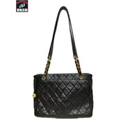 CHANEL　マトラッセ スクエア チェーンバッグ 黒