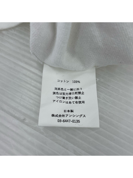 半袖Tシャツ・カットソー plllllleeeasse/ロゴ/白