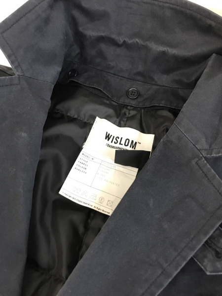 WISLOM ウィズロム 16AW チェスターコート ブラック size04[値下 ...