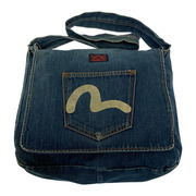 EVISU ショルダーバッグ デニムメッセンジャーバッグ