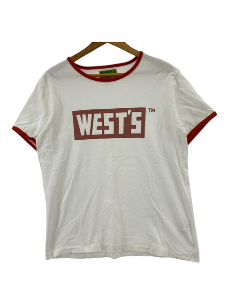 WESTOVERALLS リンガーWEST'S ボックスロゴTEE