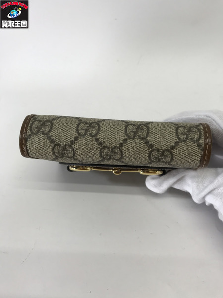 GUCCI コンパクトウォレット GGスプリーム ホースビット  726846