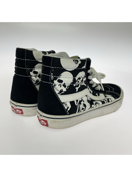 VANS シューズ SK8-HI スカル 28cm BLK