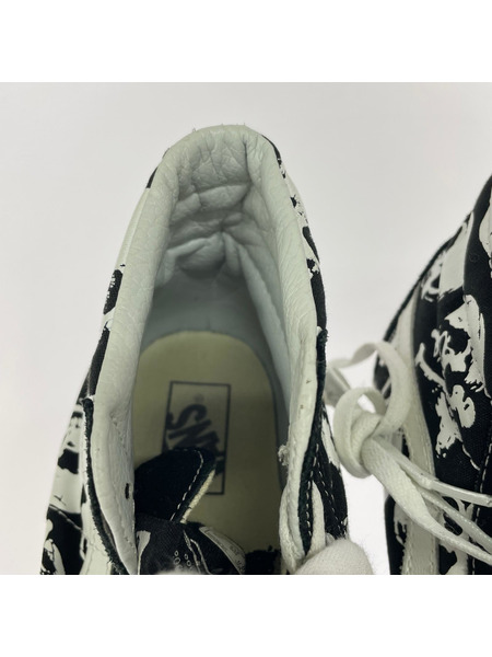 VANS シューズ SK8-HI スカル 28cm BLK