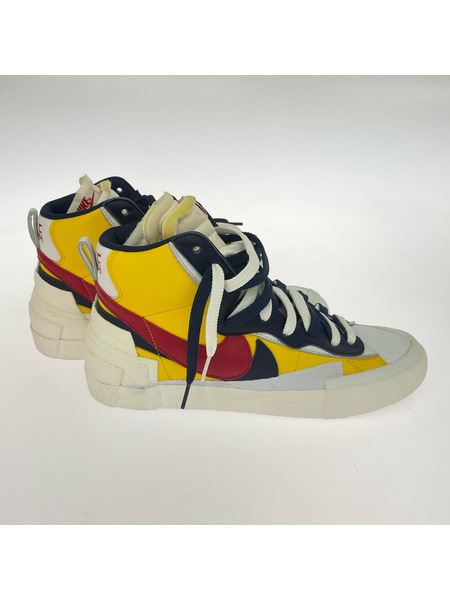 NIKE スニーカー sacai/Blazer Mid/Maize Navy