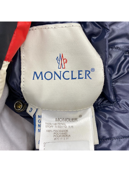 MONCLER リバーシブル ダウンベスト 紺 3