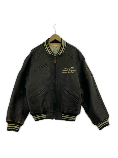 AVIREX レザージャケット American Classics S 茶