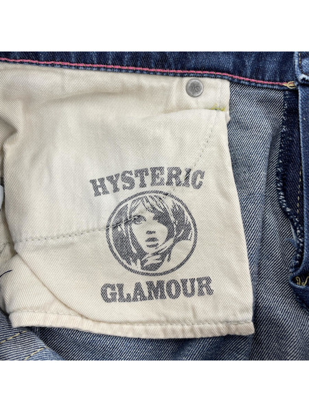 HYSTERIC GLAMOUR　スタッズ加工デニムパンツ[値下]