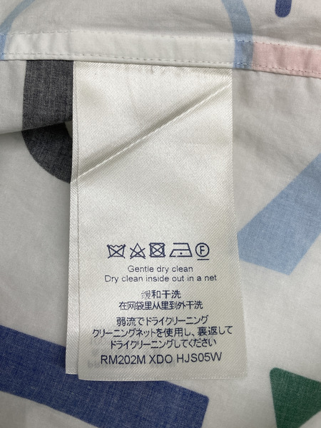 メンズラグ衣料 LV SS総柄シャツ　S