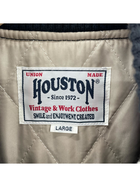 HOUSTON ジャケット メルトンアワージャケット/黒