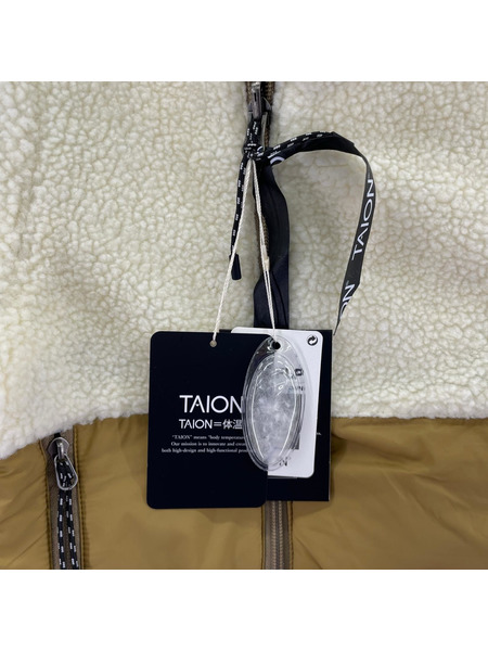 キッズ衣料 TAION KR102PNLMB リバーシブル 110 ベージュ アイボリー