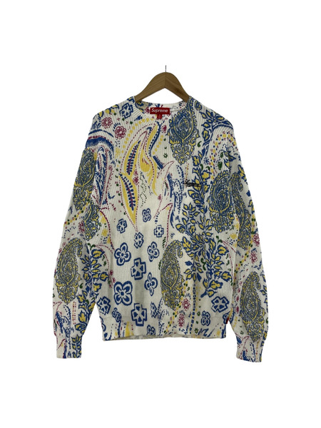 24SS Supreme Printed Paisley Sweater(M)