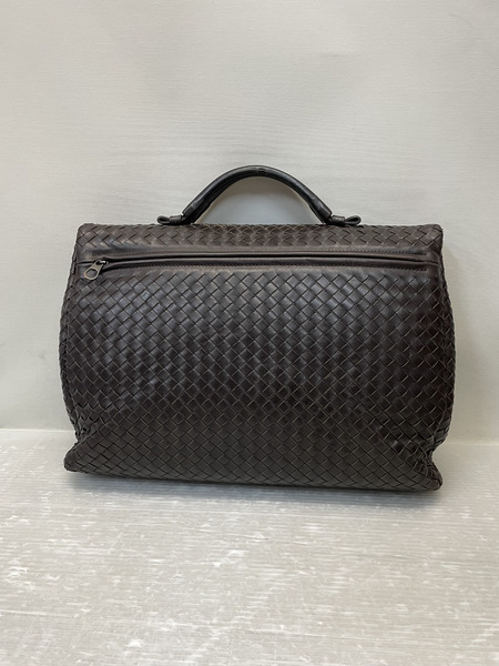 BOTTEGA VENETA イントレチャート ブリーフケース ブラウン