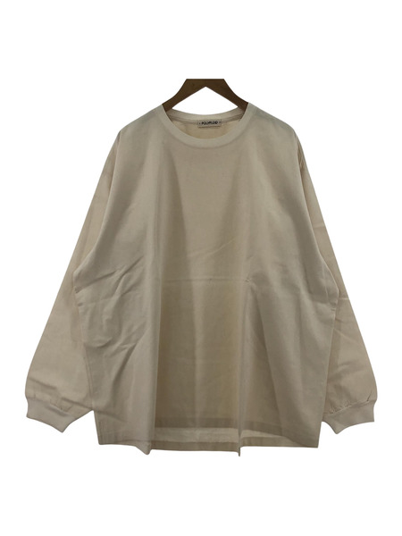 POLYPLOID/Oversize Longsleeve A/L/Sカットソー/4/アイボリー