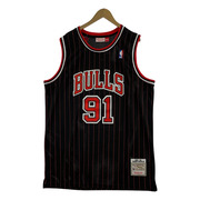 Mitchell＆Ness NBA シカゴブルズ #91 ロッドマン ゲームシャツ (XXL)