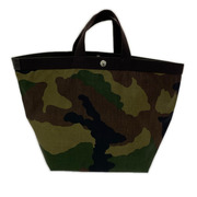 Herve Chapelier トートバッグ カモフラ/舟型トート