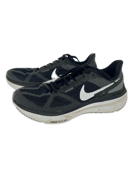 NIKE ソノ他 エアズームストラクチャー25 黒 (27.0cm)