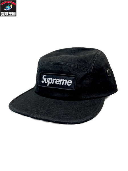 Supreme 25AW Military Camp Cap Black リップストップ 黒