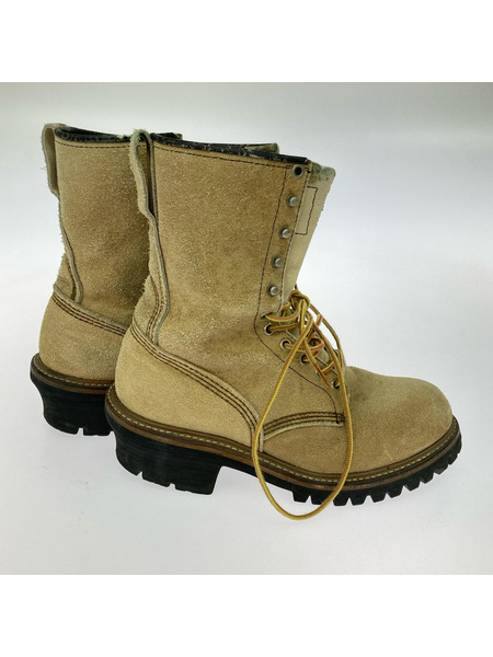 RED WING ブーツ スエード ロガーブーツ 7 1/2D