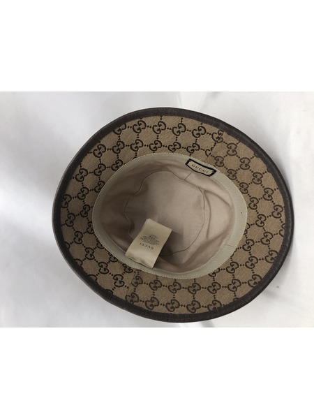 小物 GUCCI フェドラハット GGキャンバス