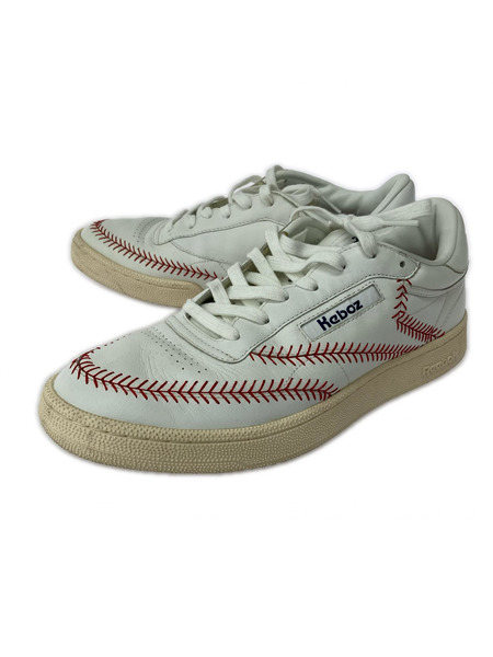 Keboz スニーカー Reebok CLUB C 85 atmos x KEBOZ WHITE