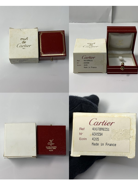 Cartier トリニティリング 750 8.26g ＃53 開封品 カルティエ 指輪 4007898351