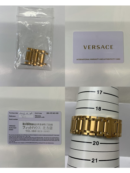 VERSACE キャラクター クロノ VEM800318 開封品 ヴェルサーチ 腕時計 