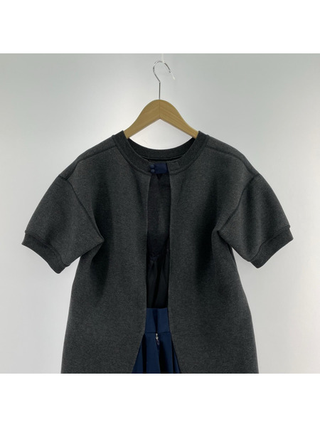 NIKE×Sacai バックプリーツ スウェット ワンピース S 716913-010[値下]