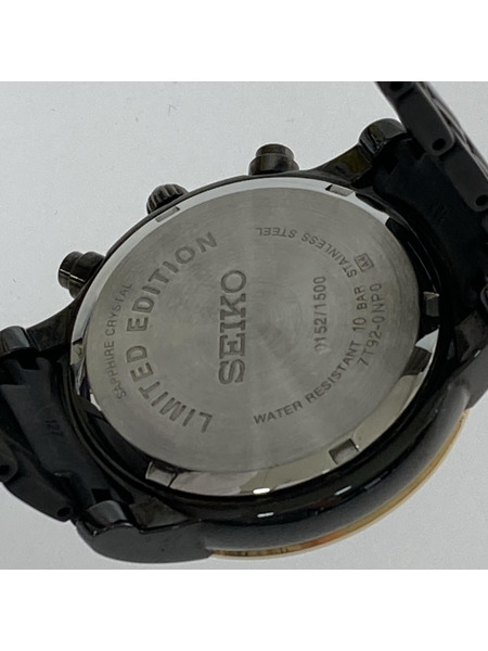 SEIKO/7T92-OTX8/クロノグラフ/腕時計/QZ