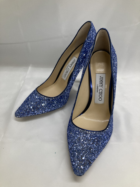 IMMY CHOO グリッター パンプス  34 1/2