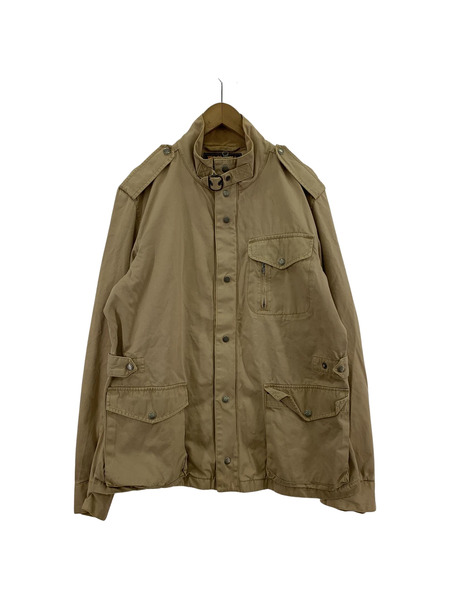 WOOLRICH チンストラップ モーターサイクルジャケット (XL) ベージュ