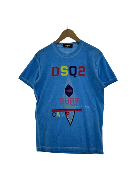 DSQUARED2　プリントカットソー　青（S）[値下]