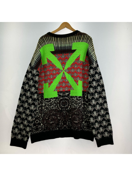 OFF-WHITE Persian Fantasy Knit OMHE059F20KNI001 (XXL)