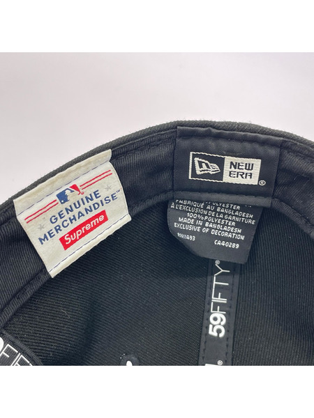 Supreme キャップ 24ss New Era Box Logo CAP White Sox 黒
