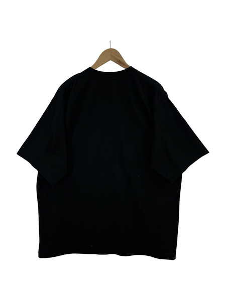 LQQK STUDIO SS RUGBY WEIGHT POCKET TEE ポケT 黒 (XL)[値下]