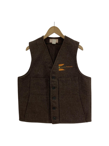 FILSON MACKINAW WOOL VEST マッキーノウールベスト 40 茶