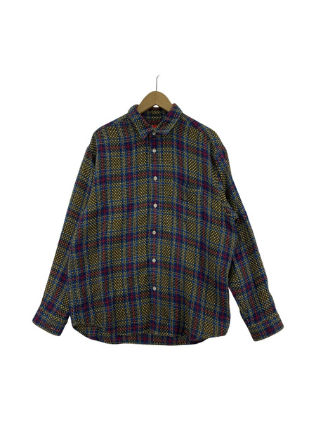 Supreme 23SS Basket Weave Pllaid Shirt M