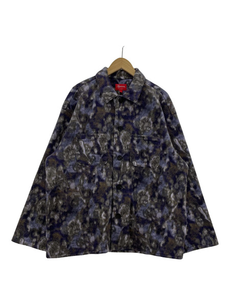 Supreme paisley fleece shirt L