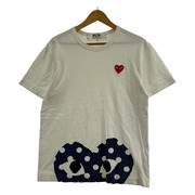 COMME des GARCONS PLAY S/S ハートプリントtee 白 (M)