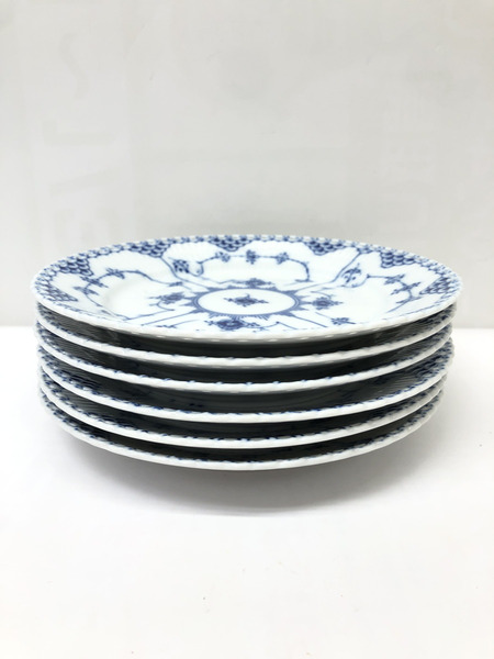 ロイヤルコペンハーゲン　ブルー　フルーテフルレース19CM/6枚