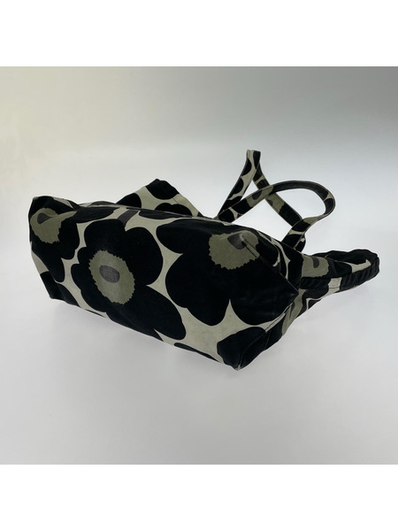 marimekko トートバッグ PERUSKASSI PIENI UNIKKO 白/黒