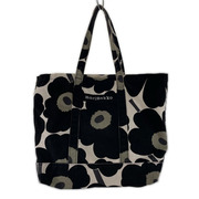marimekko トートバッグ PERUSKASSI PIENI UNIKKO 白/黒