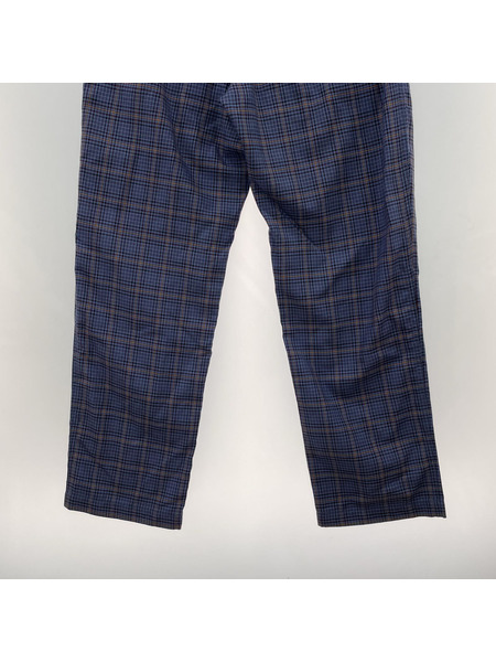 STUSSY チェックパンツ パープル M