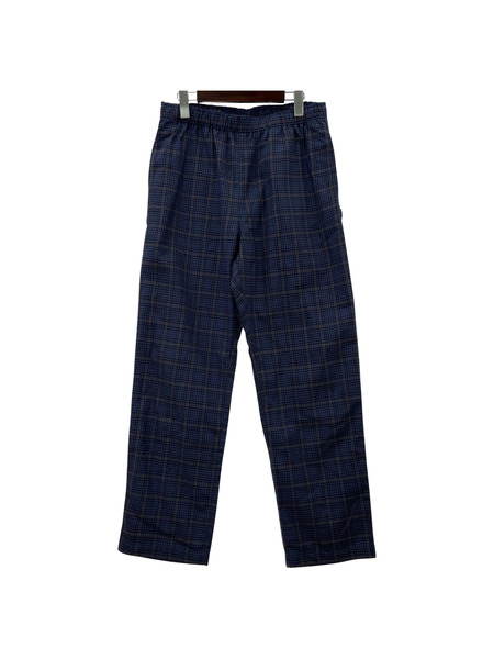 STUSSY チェックパンツ パープル M