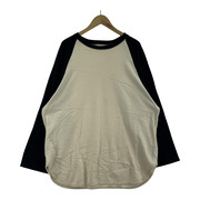 blurhms 七分丈・ラグランT Silk Cotton Baseball RaglanTee 3 ホワイト