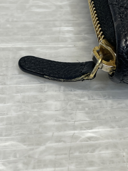 CHANEL マトラッセキャビアスキン ラウンドジップロングウォレット 27823385