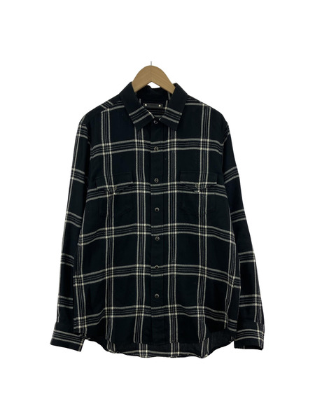 MINEDENIM 23AW R.Wool Flannel Check Western SH (3)